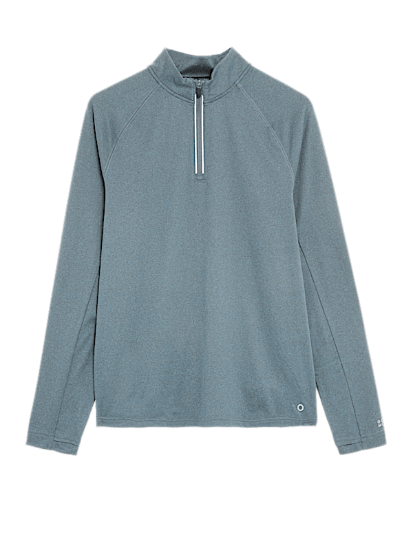 Half Zip Long Sleeve Top