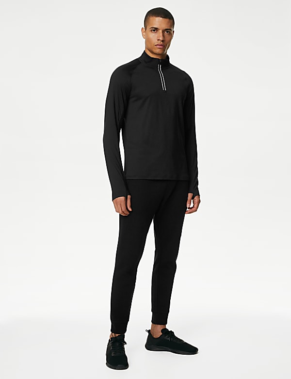 Half Zip Long Sleeve Top