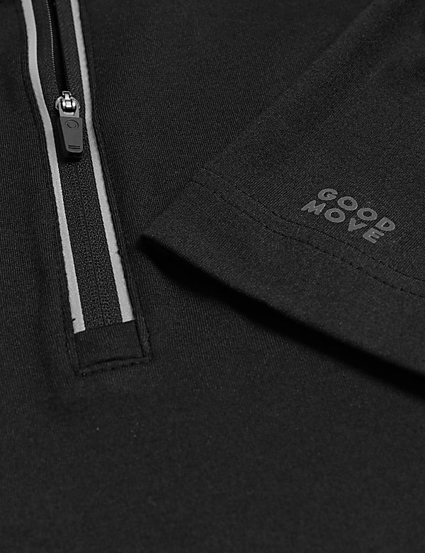 Half Zip Long Sleeve Top