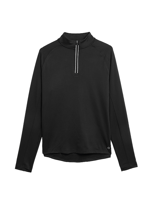 Half Zip Long Sleeve Top