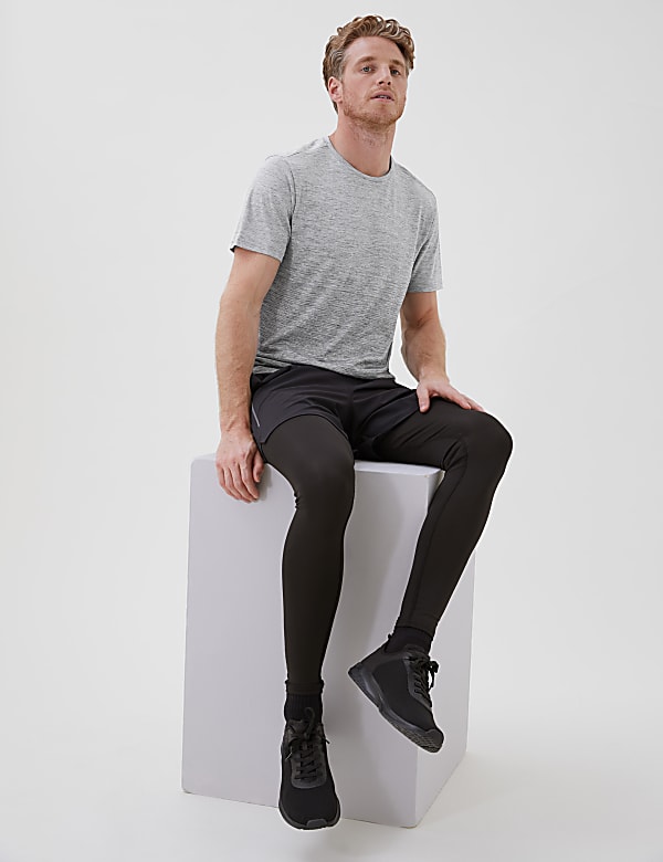 Slim Fit Ombre Training T-Shirt