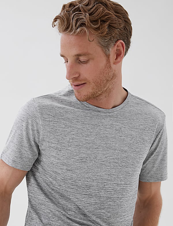 Slim Fit Ombre Training T-Shirt