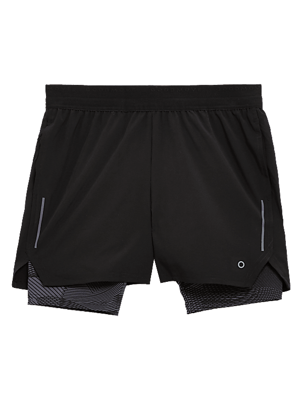 Stretch 2-in-1 Layered Training Shorts