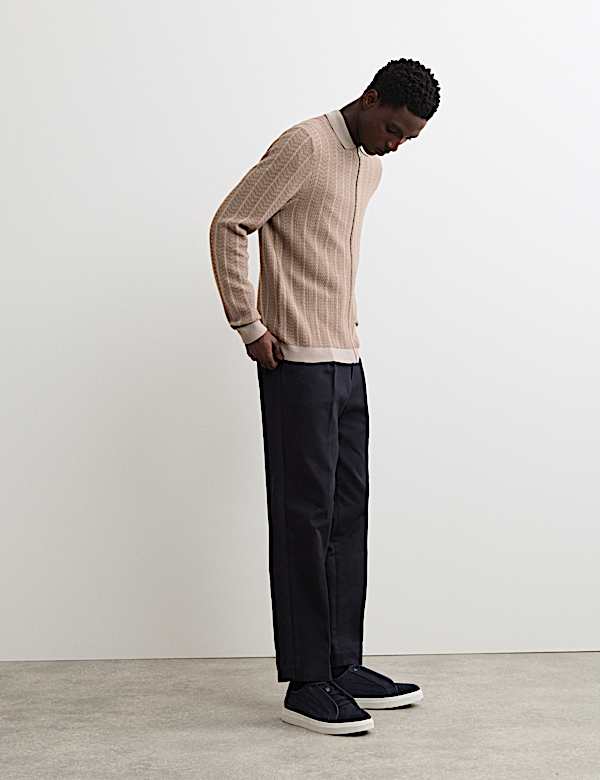 Gebreid jasje van extra fijne, zuivere merinowol - NL