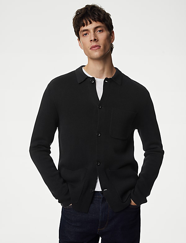 Cotton Modal Knitted Jacket - US