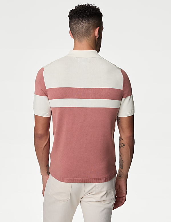 Cotton Rich Knitted Polo Shirt