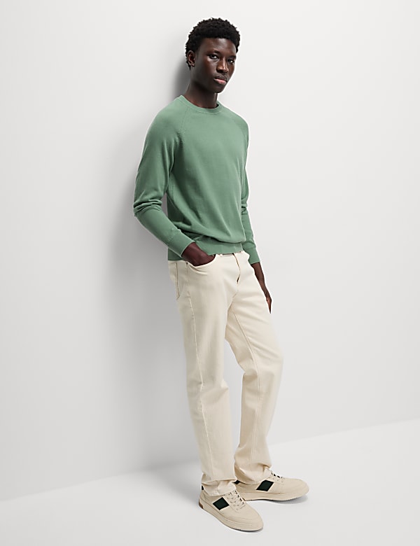 Pull ras du cou 100 % coton - FR