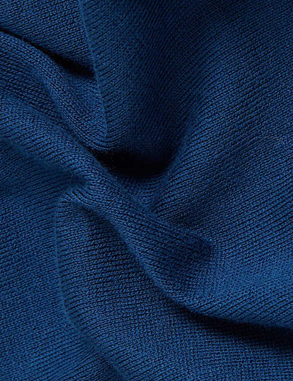 Pure Cotton Tipped Knitted Polo Shirt