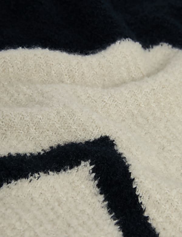 Merino Wool Rich Boucle Cardigan