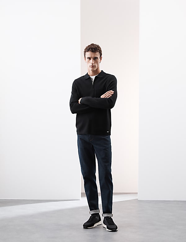 Cotton Rich Knitted Polo Shirt - KG