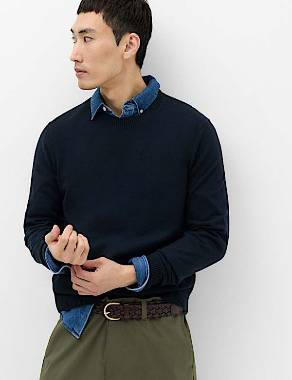 Air Yarn Crew Neck Jumper