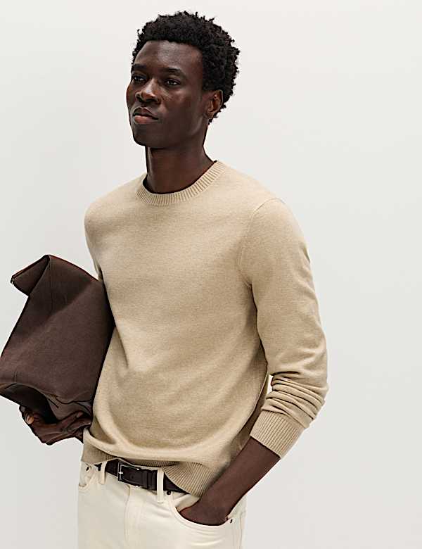 Air Yarn Crew Neck Jumper