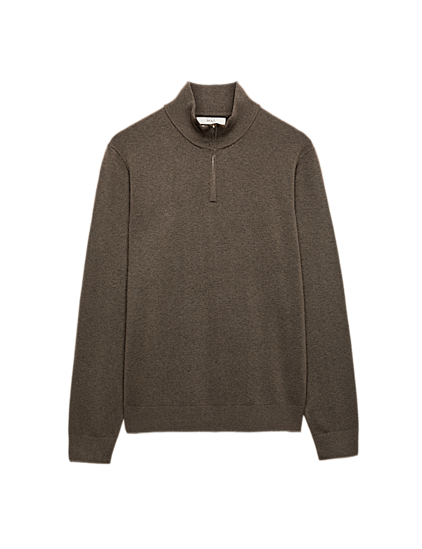 Air-Yarn Half Zip Jumper