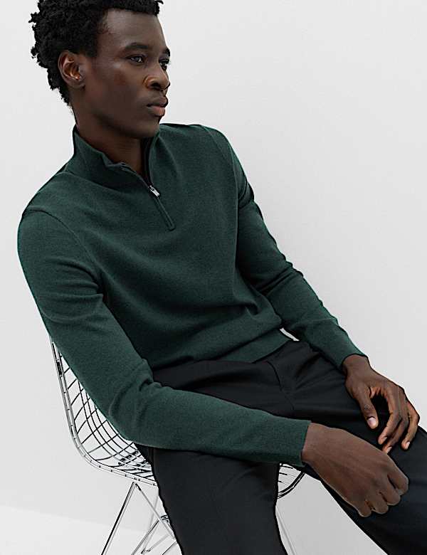 Air-Yarn Half Zip Jumper - CZ