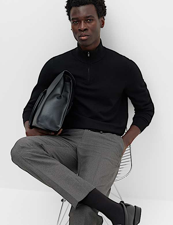 Air-Yarn Half Zip Jumper