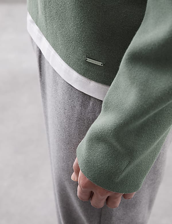 Pull demi-zipp&eacute; &agrave; col ras-du-cou - FR