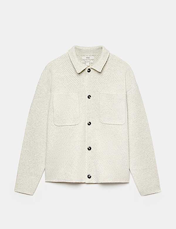 Air Yarn Overshirt Jumper - AU