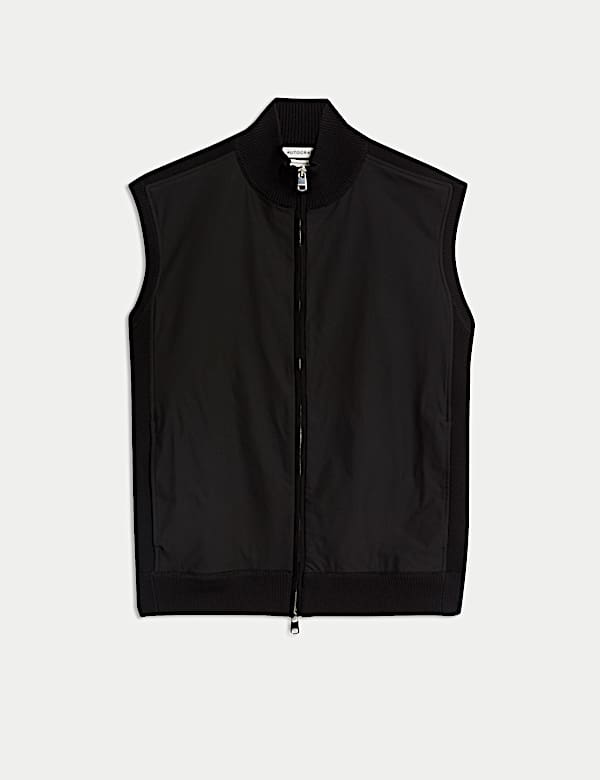 Performance Milano-Knit Funnel Neck Gilet - CZ