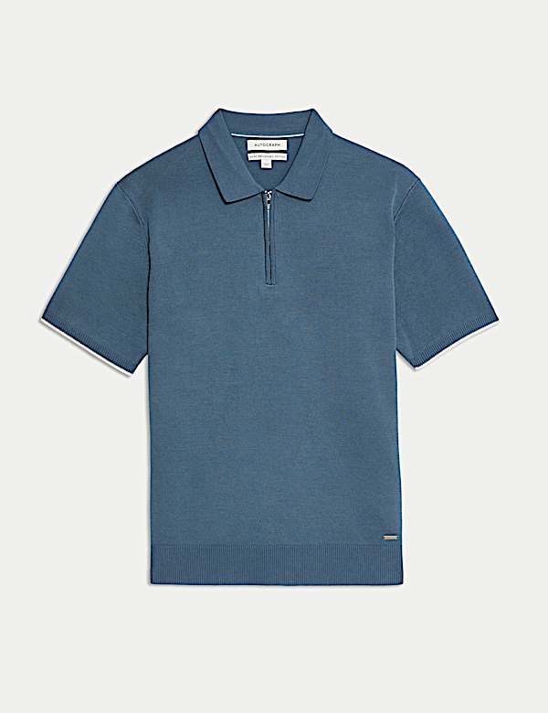 Mercerised Cotton Performance Knitted Polo - BG