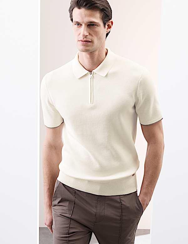 Mercerised Cotton Performance Knitted Polo - HK