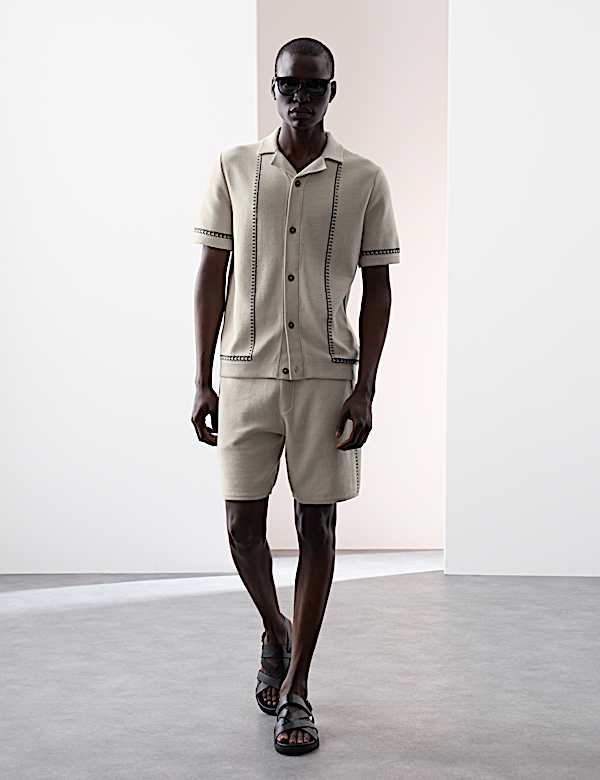 Short en maille 100 % coton - LU