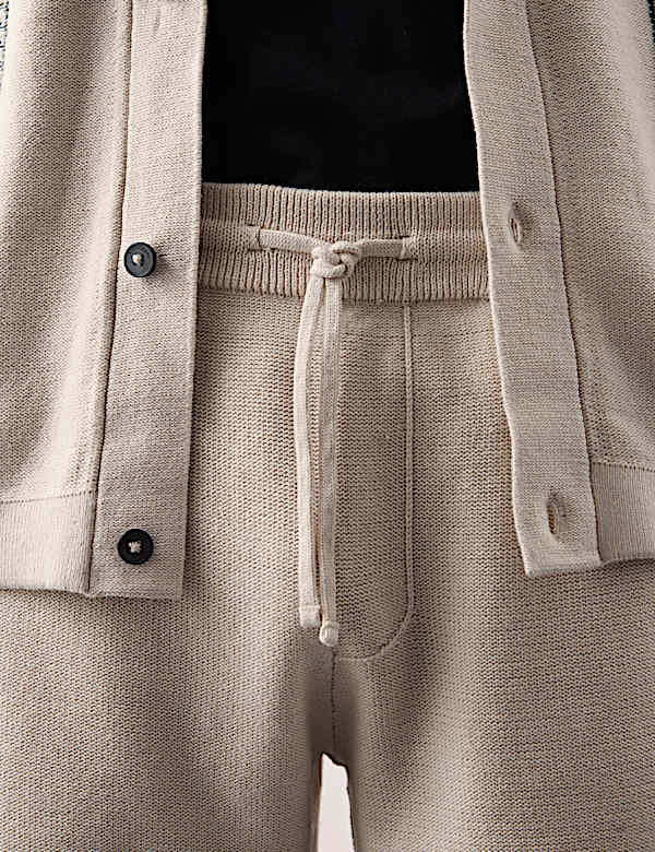 Short en maille 100 % coton - LU