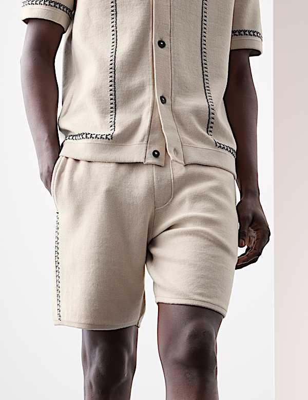 Short en maille 100 % coton - LU