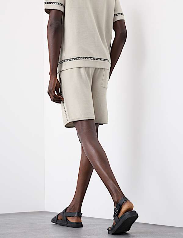 Short en maille 100 % coton - LU