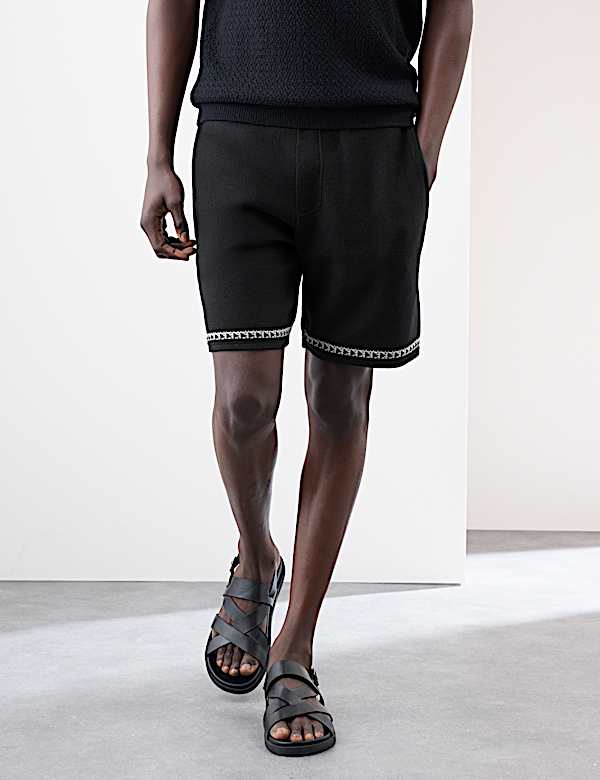 Pure Cotton Knitted Shorts - NZ