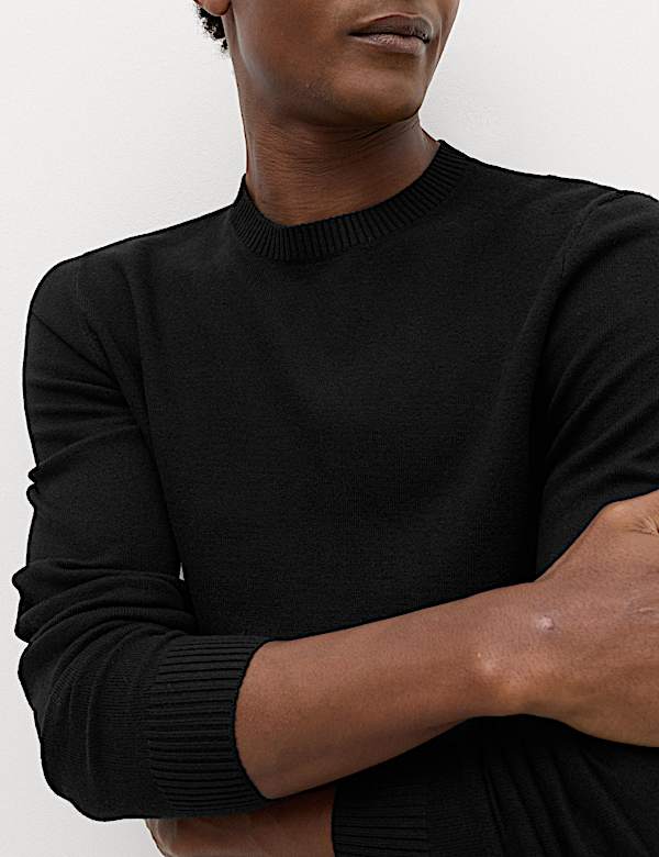 2 Pack Air Yarn Crew Neck Jumpers - AL