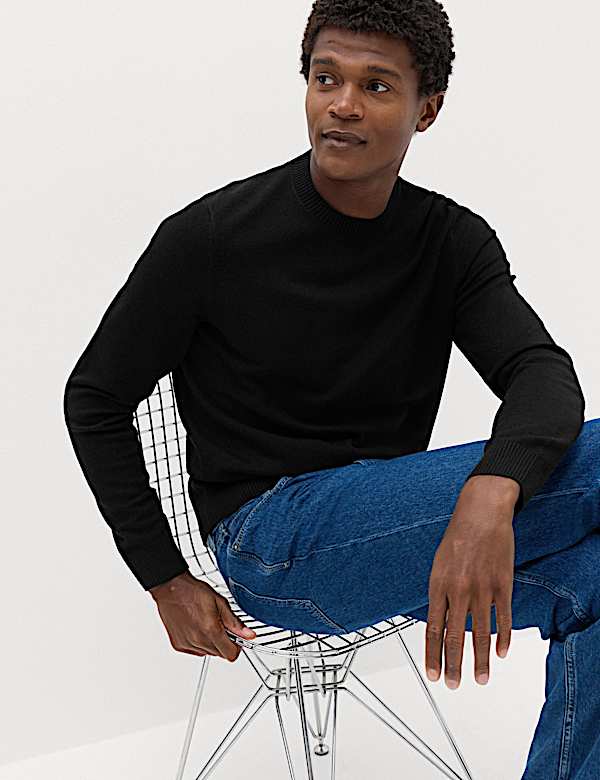 2 Pack Air Yarn Crew Neck Jumpers - AL