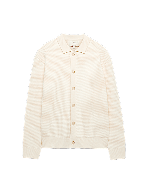 Air Yarn Button Through Cardigan