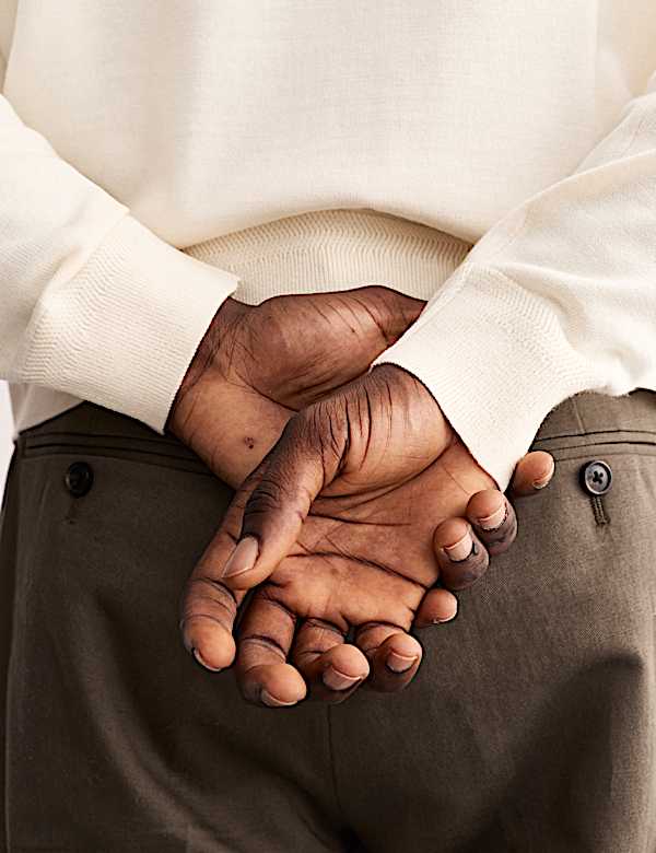 Polo de punto de lana merino con seda - ES