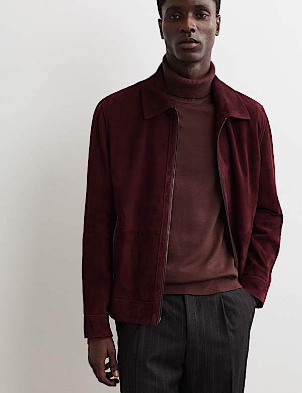 Extra Fine Merino Roll Neck Jumper with Silk - GR