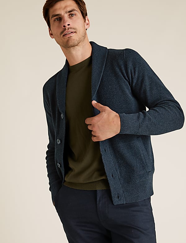 Shawl Collar Cardigan
