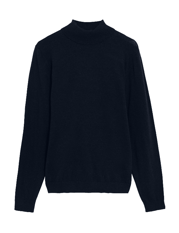 Cotton Rich Roll Neck Jumper