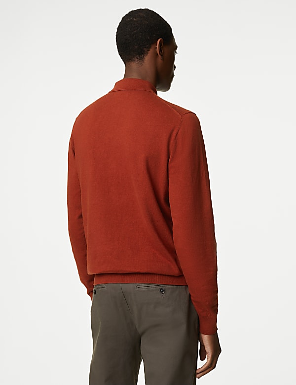 Cotton Rich Knitted Polo Shirt