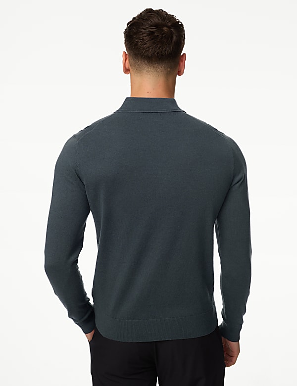 Cotton Rich Knitted Polo Shirt