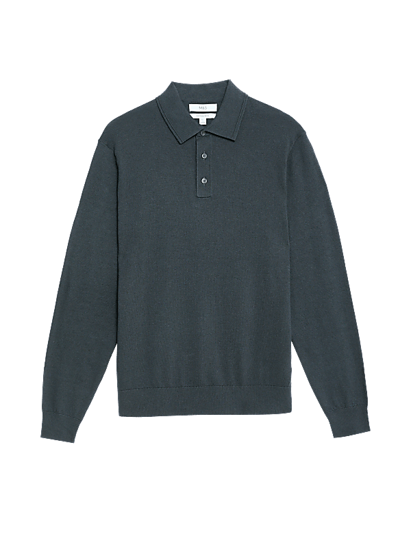 Cotton Rich Knitted Polo Shirt