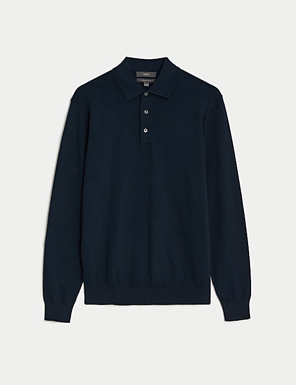 M&s black polo shirts hot sale