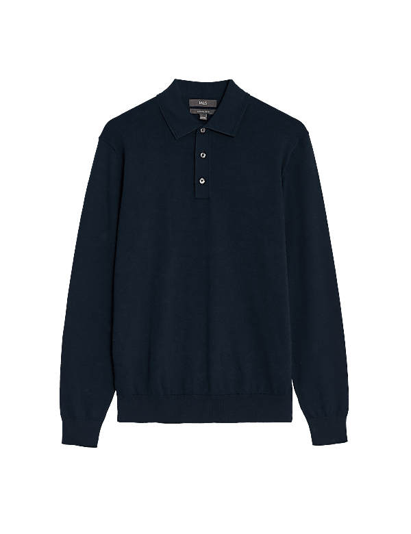 Cotton Rich Knitted Polo Shirt