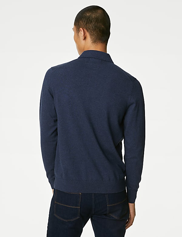 Cotton Rich Knitted Polo Shirt