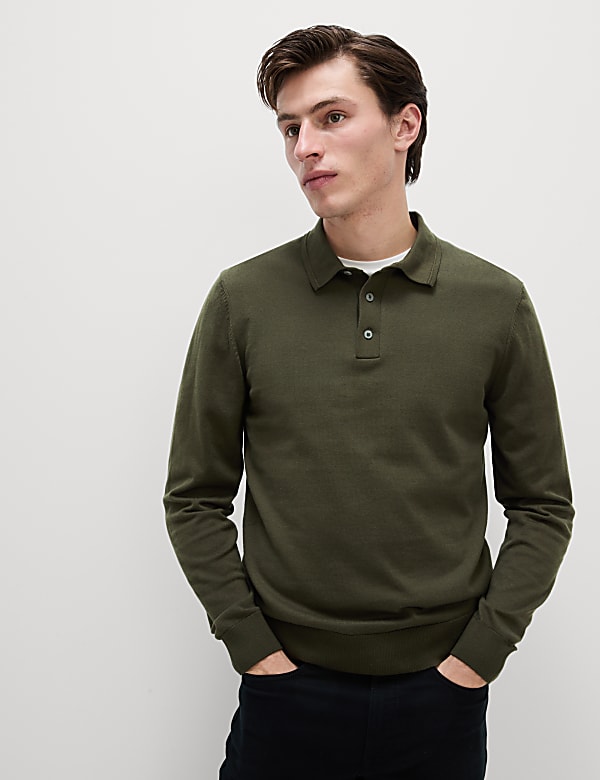 Polo en maille de coton - CH