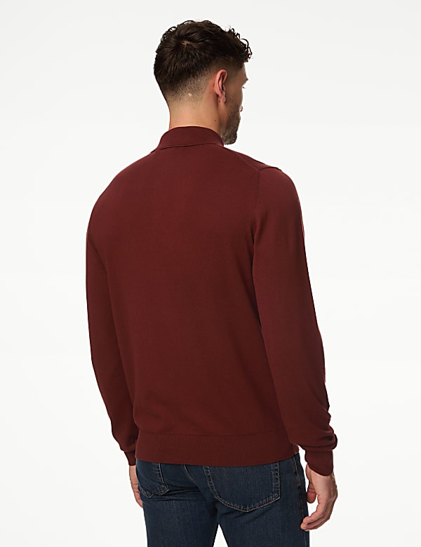 Cotton Rich Knitted Polo Shirt