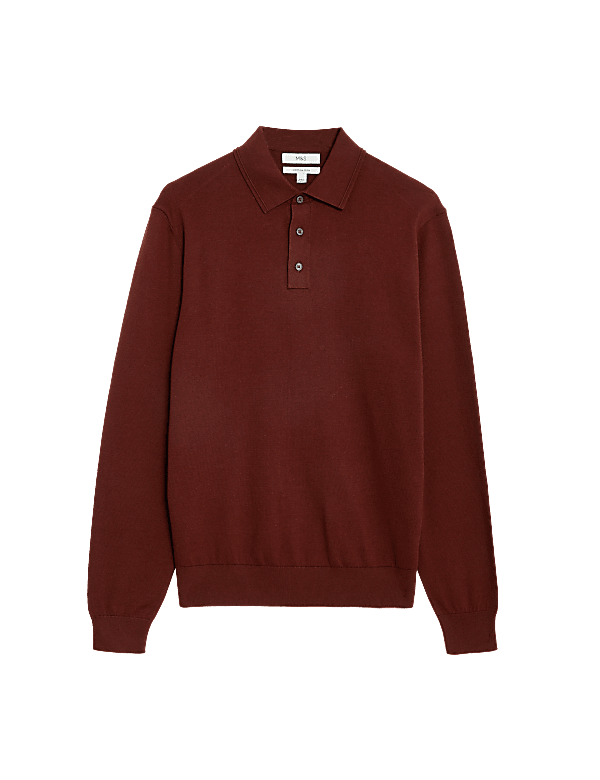 Cotton Rich Knitted Polo Shirt