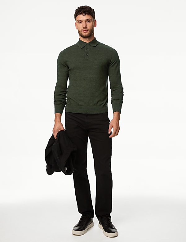 Cotton Rich Knitted Polo Shirt
