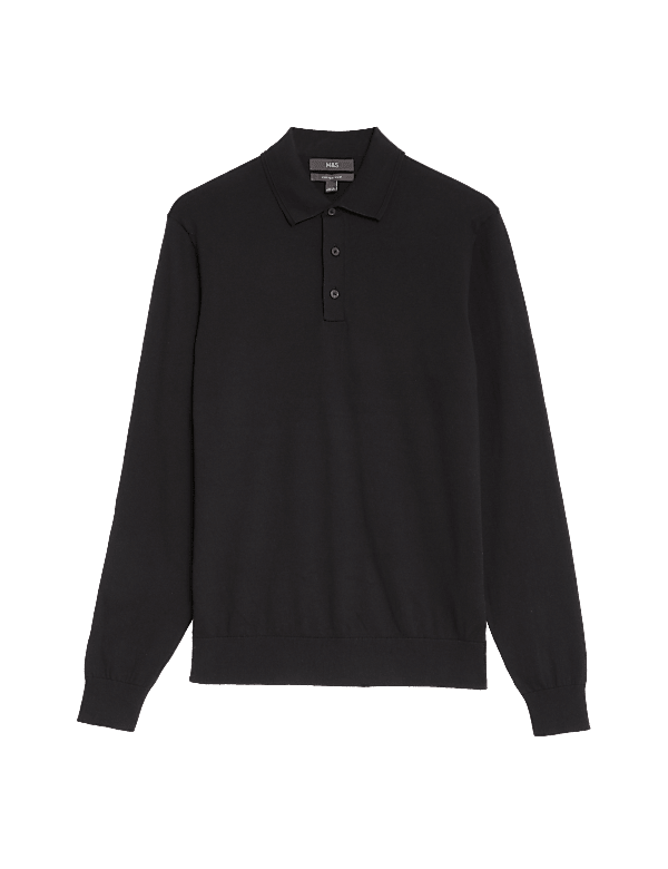 Cotton Rich Knitted Polo Shirt