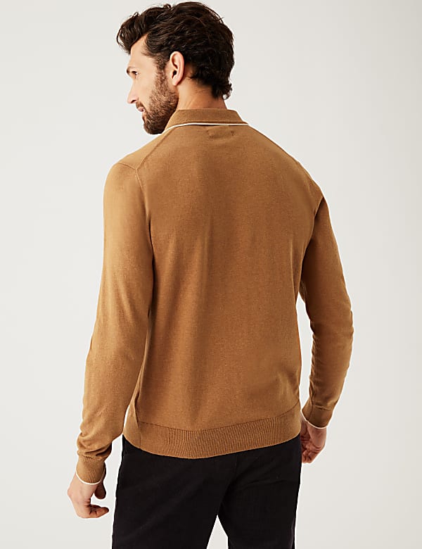 Cotton Rich Knitted Polo Shirt