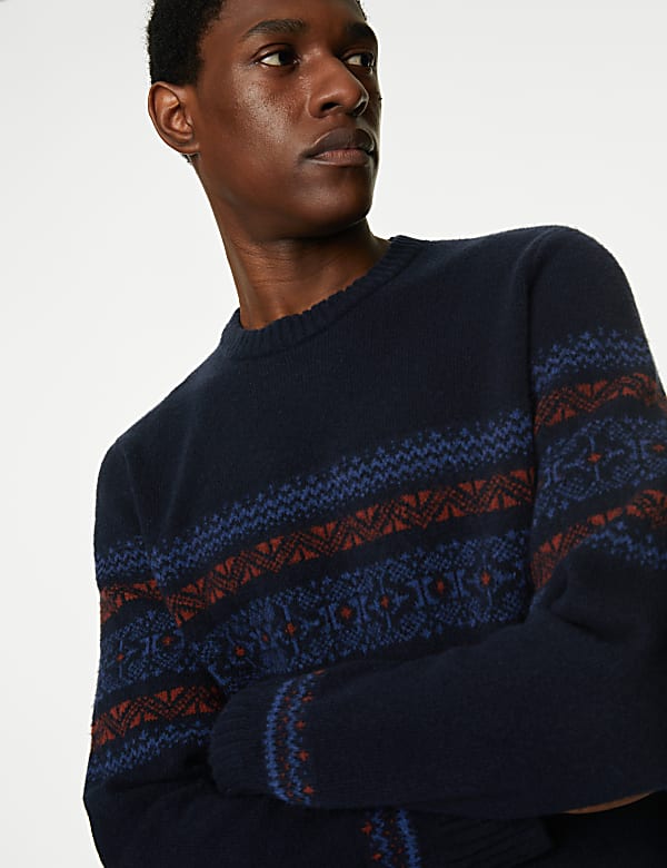 Fair Isle Crew Neck Jumper