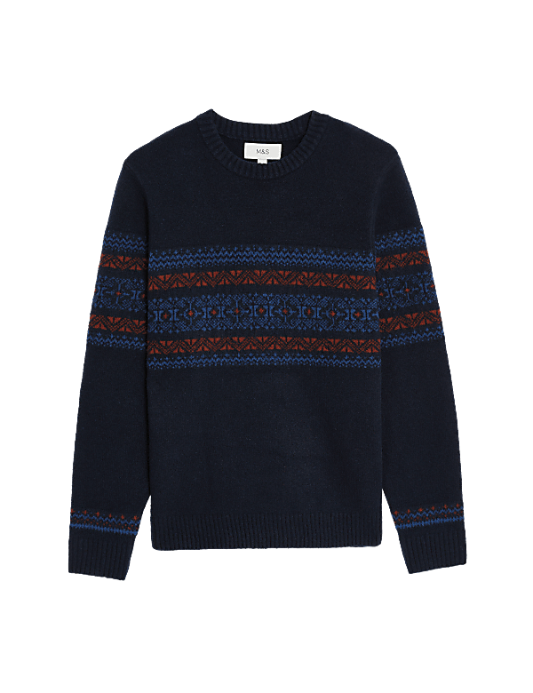 Fair Isle Crew Neck Jumper